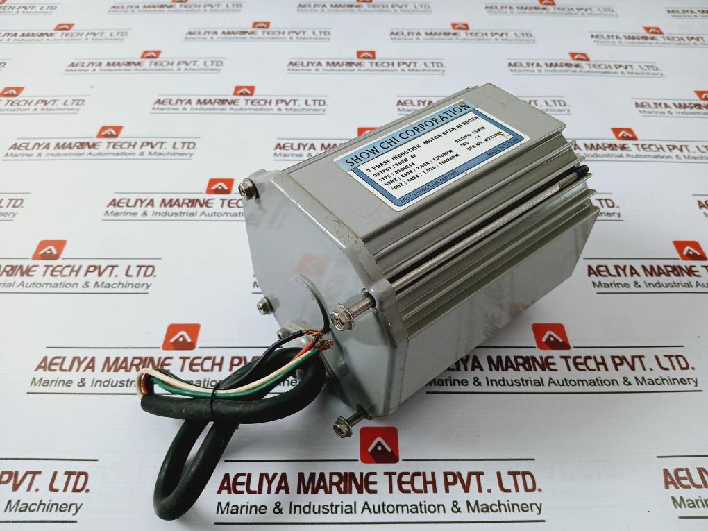 Show Chi A500S44 3-phase Induction Motor Gear Reducer 500W, 4P