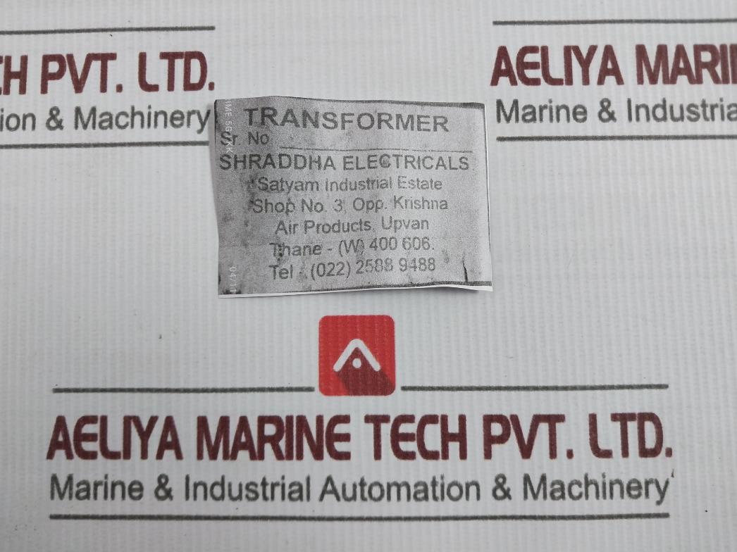 Shraddha Electricals 3 Kva Industrial Transformer