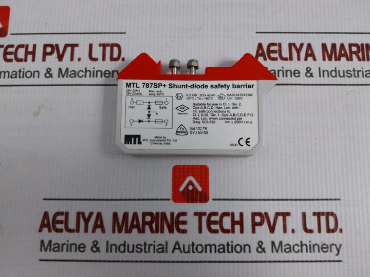Shunt-diode Safety Barrier 787Sp+ Measurement Technology Mtl