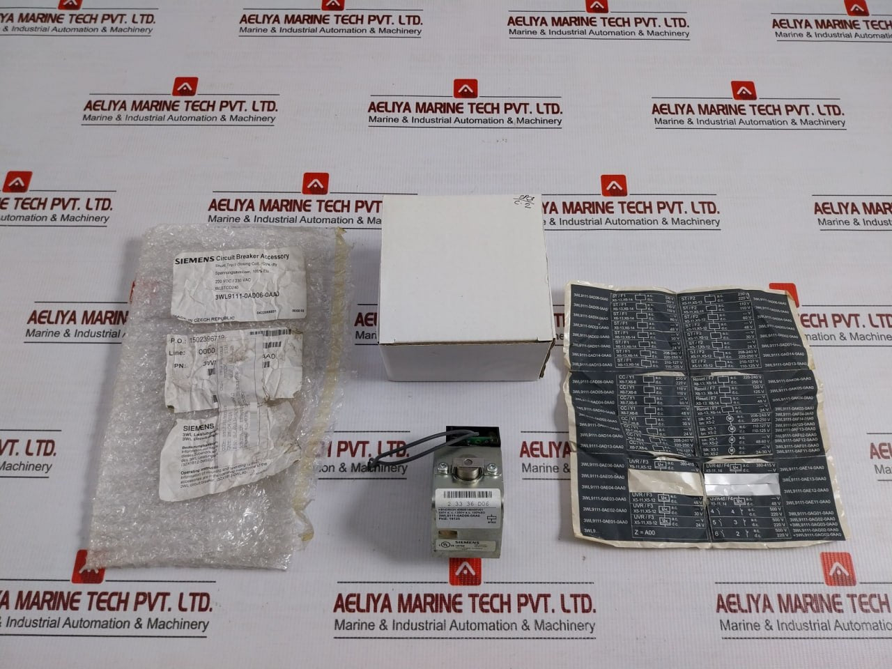 Shunt Trip For Circuit Breaker 240Vac/Dc 50/60Hz Siemens 3Wl9111-0Ad06-0Aa0