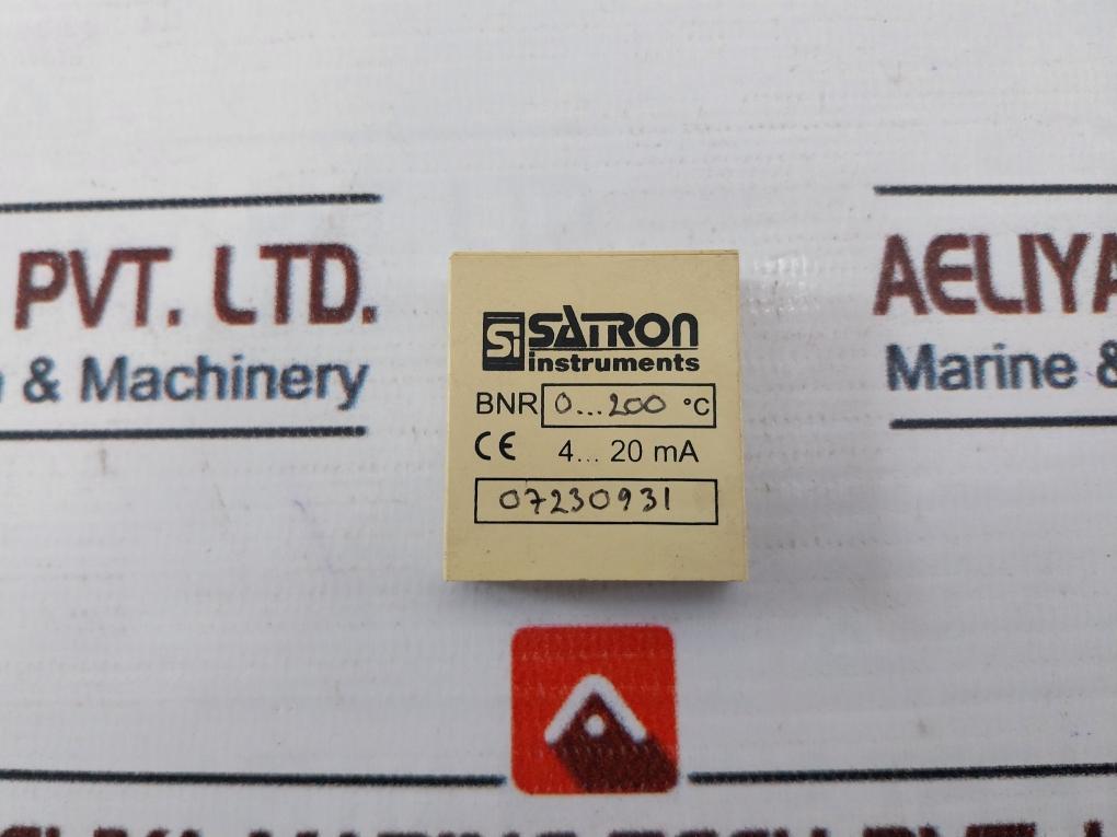 Si Satron Instruments Bnr 0…200°C Converter With Eeb 1002 Terminal Module