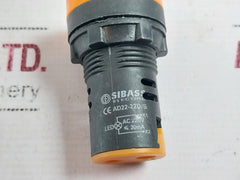 Sibass Ad22-22D/S Led Panel Mount Orange Ac 220V 20Ma