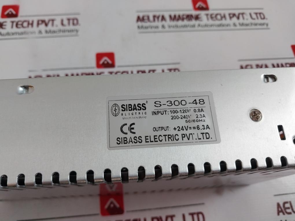 Sibass Electric S-300-48 Switching Mode Power Supply 100-120V 0.8A 200-240V 2.3A