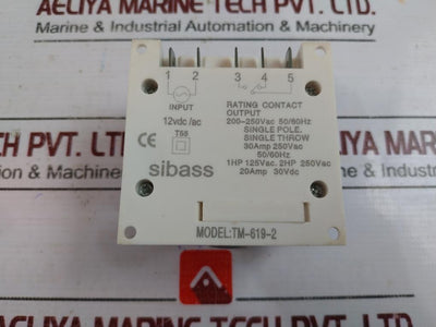 Sibass Tm-619-2 Digital Timer 12V Ac/Dc 30A 1Hp 250Vac 50/60Hz
