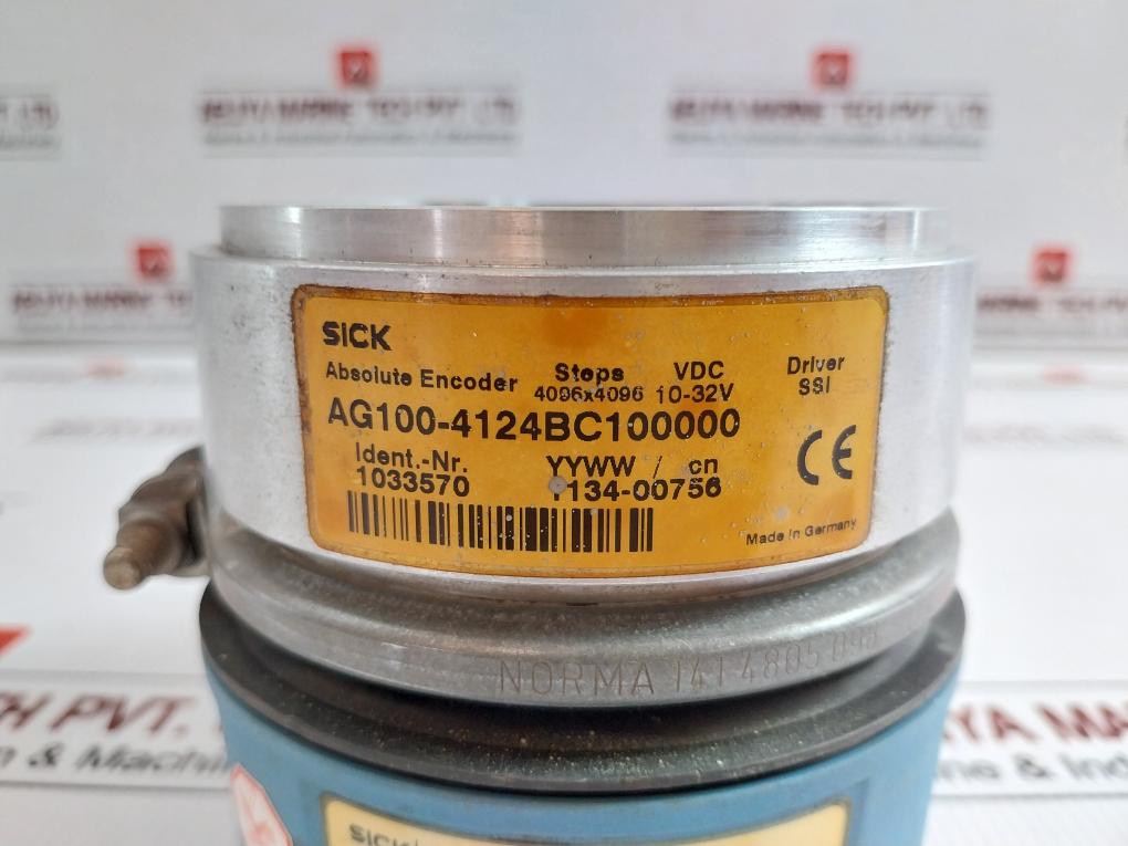 Sick Absolute Encoder 10-32V Ag100-4124Bc100000