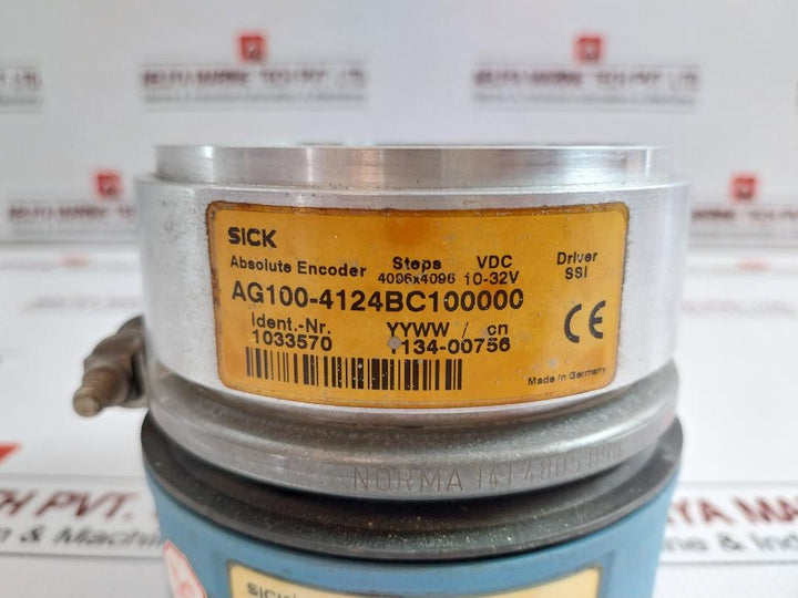 Sick Absolute Encoder 10-32V Ag100-4124Bc100000