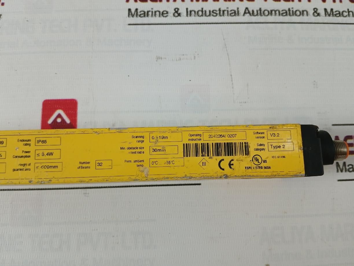 Sick C20E-060303A11 Safety Light Curtain C2000 600Mm V3.2 Ip65 0-19M