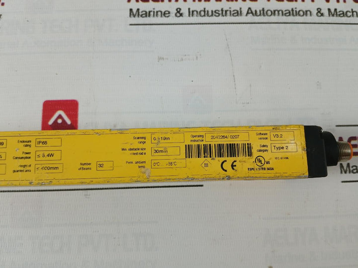 Sick C20E-060303A11 Safety Light Curtain C2000 600Mm V3.2 Ip65 0-19M