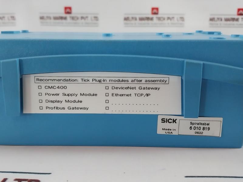 Sick Cdm420-0001 Connection Device Modular 1 025 362, Q090/0623, 6 010 819