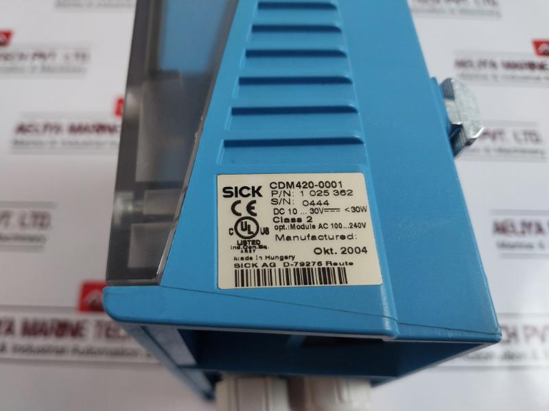 Sick Cdm420-0001 Modular Connection Module For One Sensor Dc 10-30V