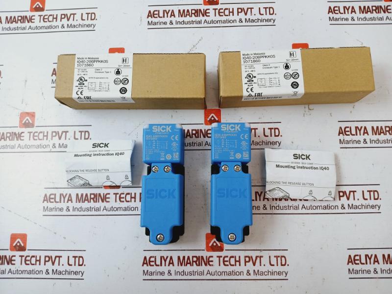 Sick Iq40-20bppkk0s Square Proximity Switch Sensor Dc 10-30v Class 2