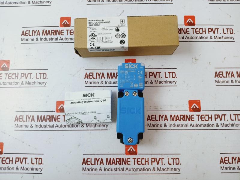 Sick Iq40-20bppkk0s Square Proximity Switch Sensor Dc 10-30v Class 2