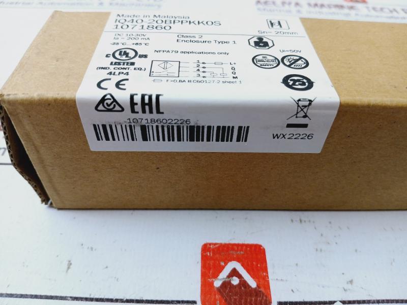Sick Iq40-20bppkk0s Square Proximity Switch Sensor Dc 10-30v Class 2