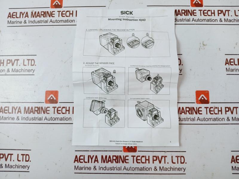 Sick Iq40-20bppkk0s Square Proximity Switch Sensor Dc 10-30v Class 2