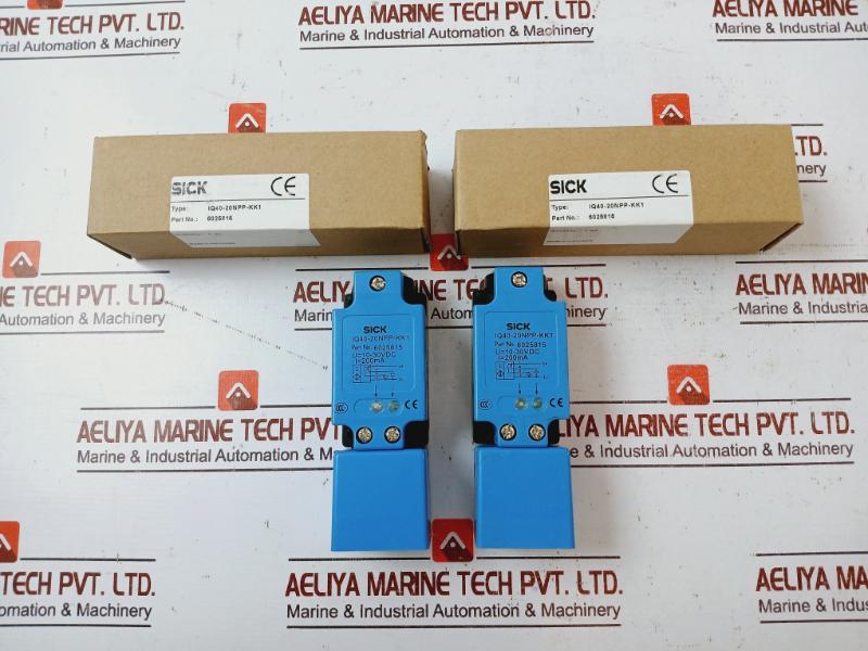 Sick Iq40-20npp-kk1 Proximity Switch 10-30vdc 200ma 6025815