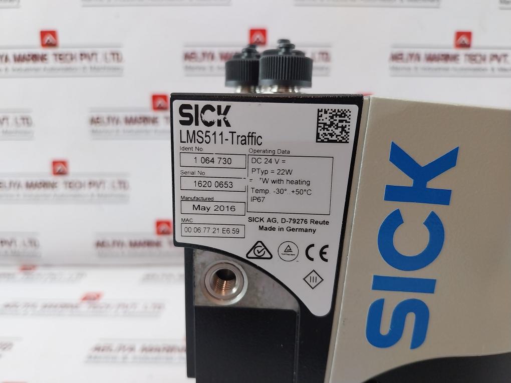 Sick Lms511-traffic Lidar Sensor Dc24V 22W 55.6W Iec 60825-1 1 064 730