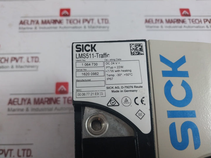 Sick Lms511-traffic Laser Scanner Dc24V 22W Ip67