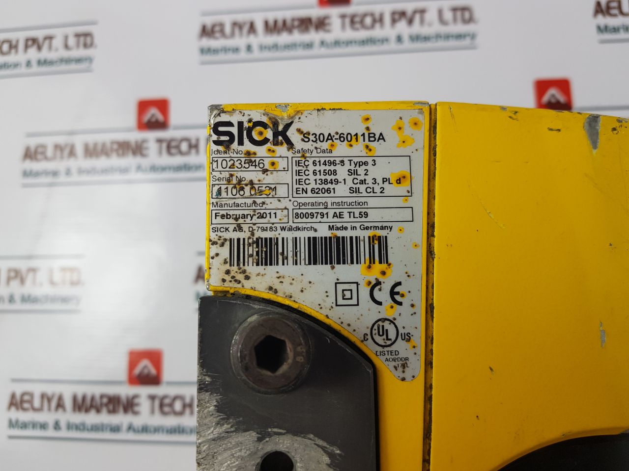 Sick S30A-6011Ba Safety Laser Scanner S30A-xxxxba