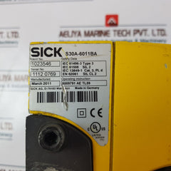 Sick S30A-6011Ba Safety Laser Scanner S30A-xxxxba