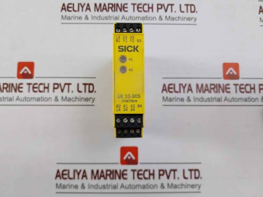 Sick Ue 10-3Os3D0 Safety Relay 230V/3A 6A 2.2 W 6024918 Awg 28-14