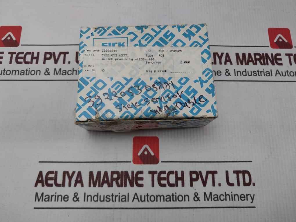 Sick Wt150-p132 Photoelectric Sensor Proximity Switch W/ Cable 2M L+ Dc10-30V