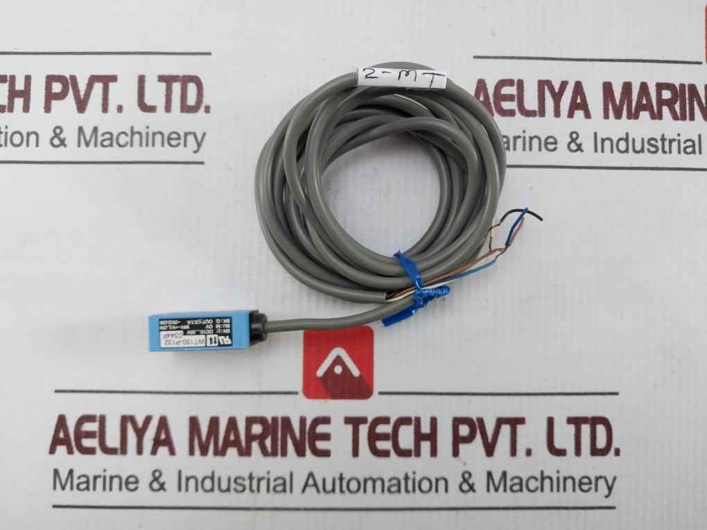 Sick Wt150-p132 Photoelectric Sensor Proximity Switch W/ Cable 2M L+ Dc10-30V