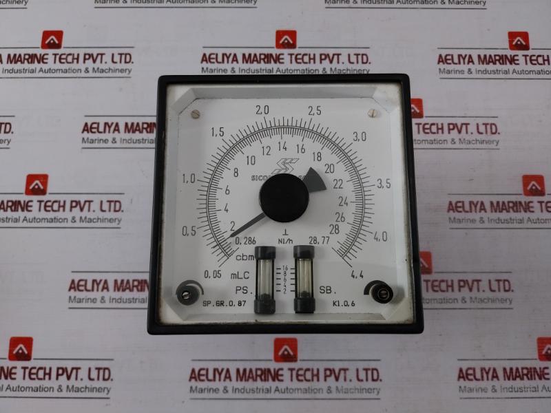 Sicom Stein Sohn Sp.Gr.0,87 Analog Meter 0.05 To 4.4 Mlc