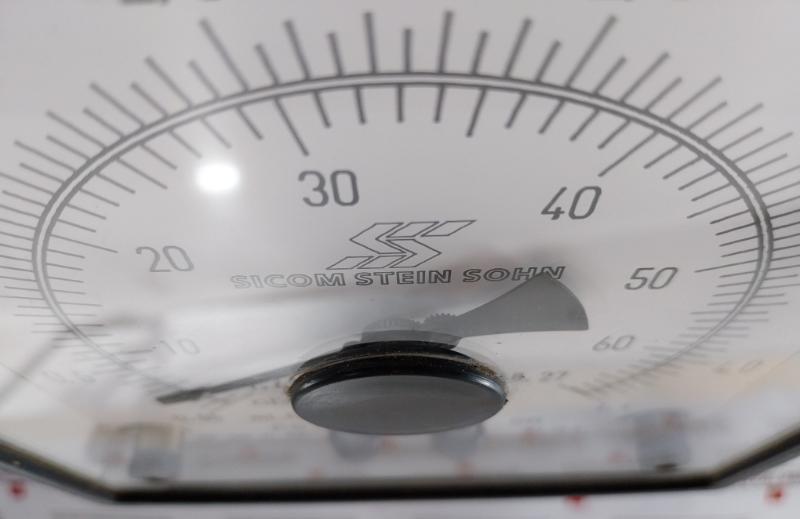 Sicom Stein Sohn Sp.Gr.0,95 Analog Meter For Flow Rate And Volume Measurement Used