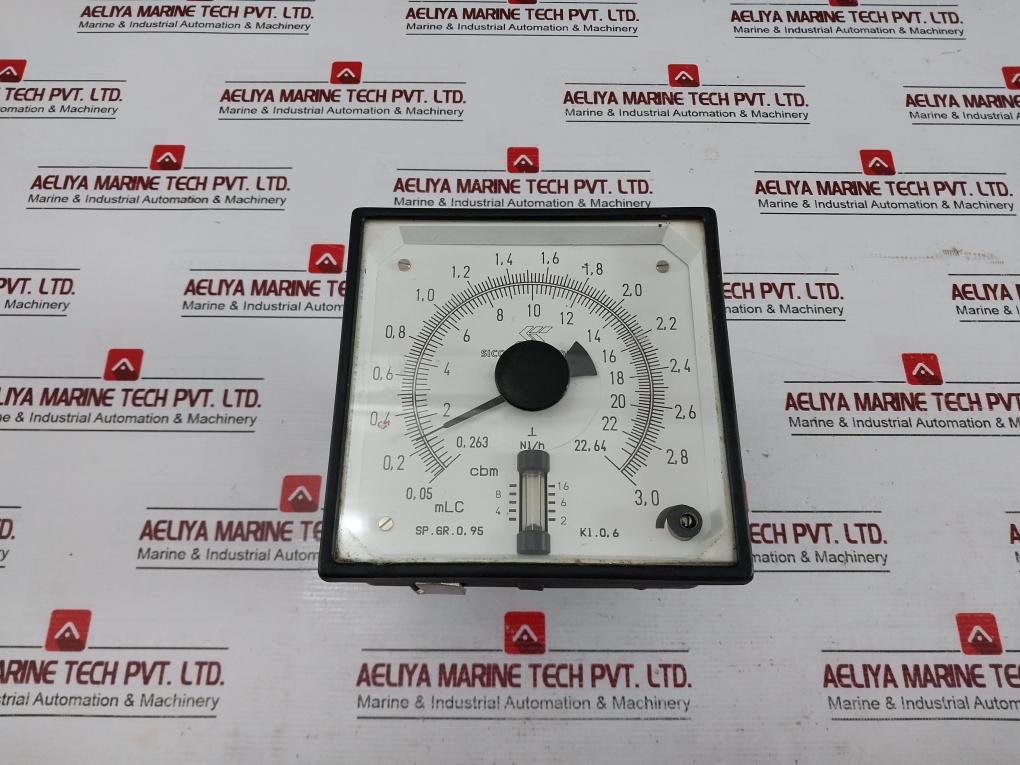 Sicom Stein Sohn Sp.Gr.0,95 Level Gauge Analog Meter N1/H 0,263 To 22,64 Cbm