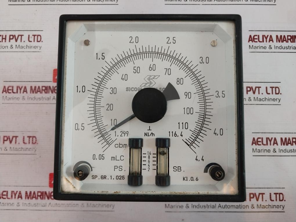 Sicom Stein Sohn Sp.Gr. 1,025 Analog Meter 0.6 2-16