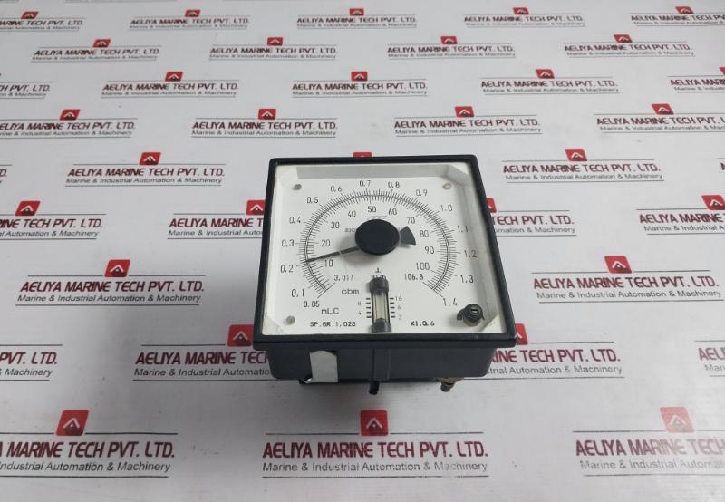 Sicom Stein Sohn Sp.Gr. 1,025 Analog Meter 3.017-106.8 Cbm