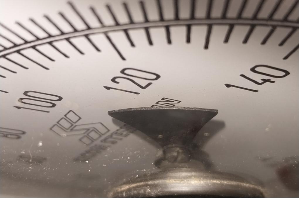 Sicom Stein Sohn Sp.Gr. 1,025 Analog Meter 5,66 To 179,5 Cbm Kl. 0,6