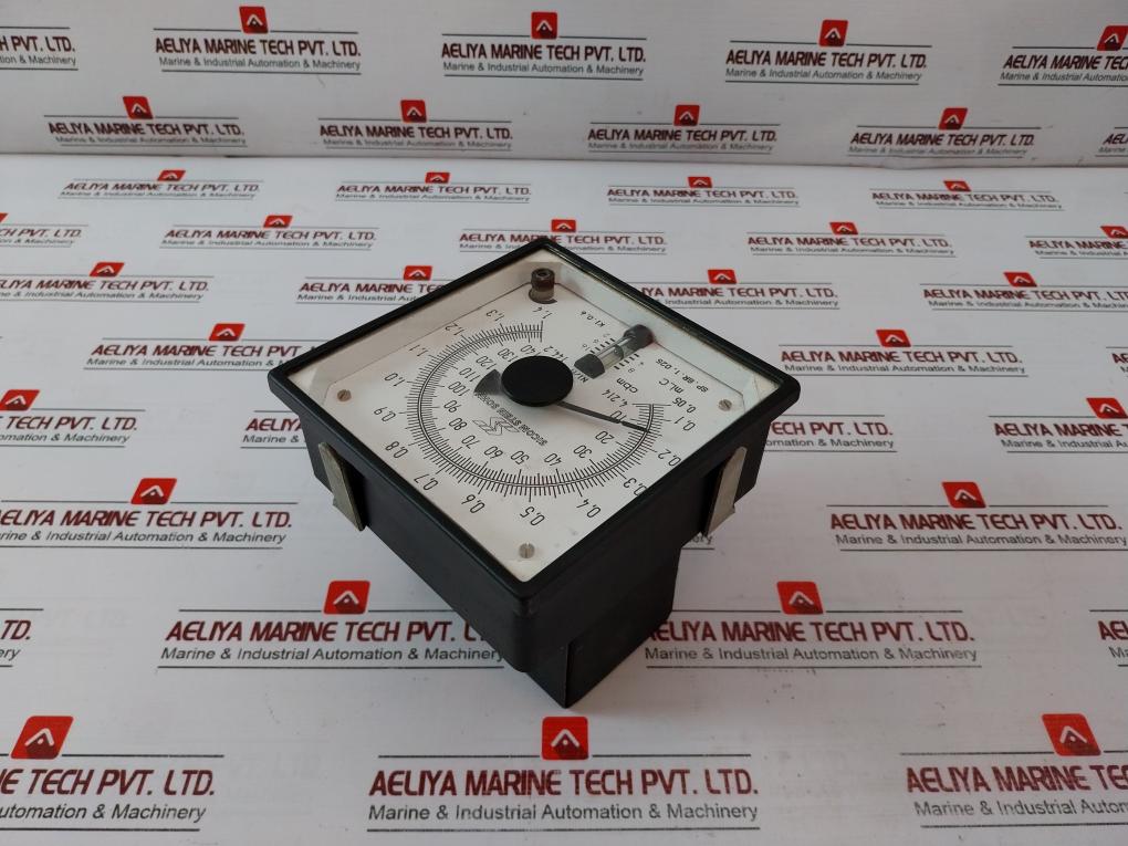 Sicom Stein Sohn Sp.Gr. 1,025 Analog Meter Kl.0.6 0.05-1.4 Mlc 4.214-144.2 Cbm