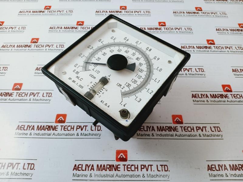 Sicom Stein Sohn Sp.Gr. 1,025 Analog Meter Kl. 0.6 4.172–139.2 Cbm 2–16 Nl/H