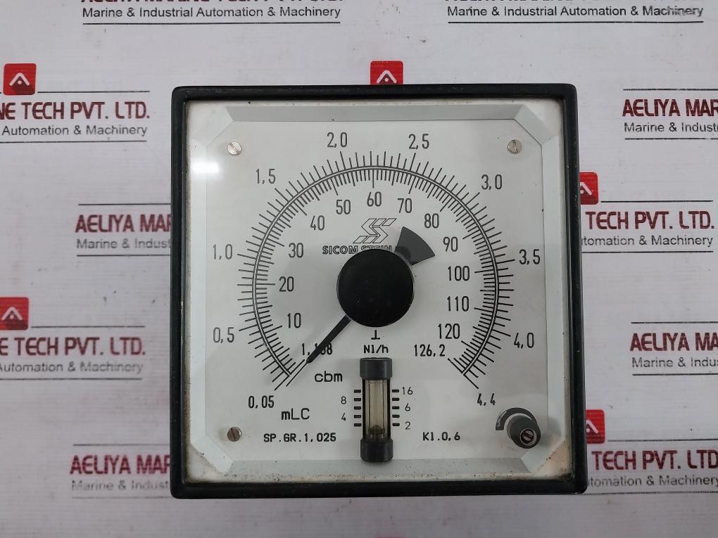 Sicom Stein Sohn Sp.Gr.1,025 Level Gauge Analog Meter N1/H 0,05 To 4,4 Mlc