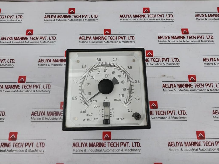 Sicom Stein Sohn Sp.Gr. 1,025 Level Gauge Analog Meter N1/H Kl 0,6 Sp Gr 1,025