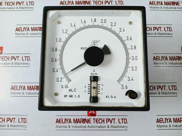 Sicom Stein Sohn Sp.Gr. 1,0 Analog Meter 0,05 To 3,6 Mlc