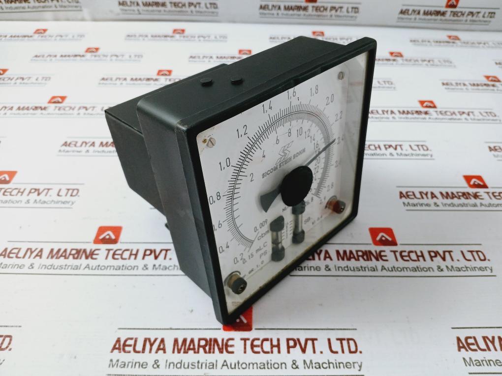 Sicom Stein Sohn Sp.Gr. 1,0 Analog Meter Kl. 0,6 0,15-2,9 Mlc 2-16 Nl/H