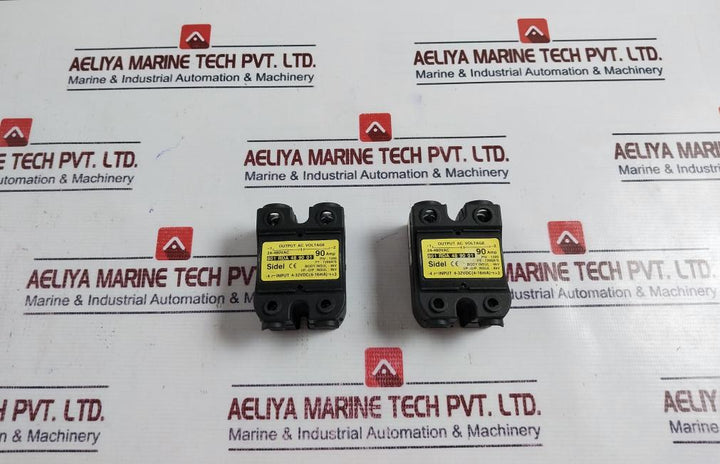 Sidel 801 Rda 48 90 01 Solid State Relay 4-32Vdc (4-16Ma) 24-480Vac 90Amp