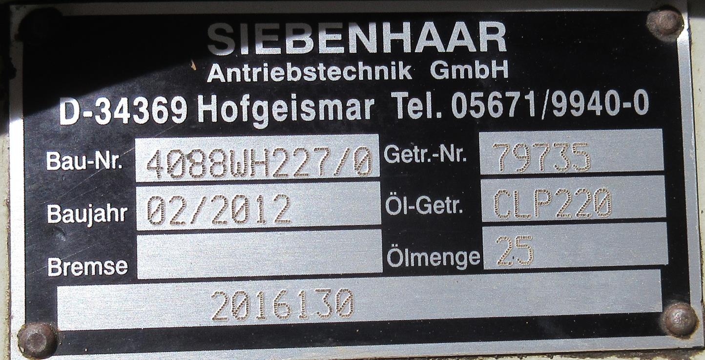 Siebenhaar Antriebstechnik 4088Wh227/0