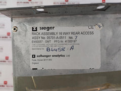 Sieger 05701-a-0511 16-way Rear Access Rack Assembly Set 85-264 Vac 47-440Hz 50W