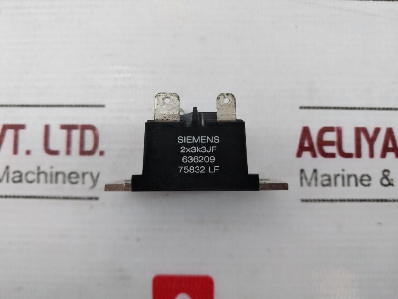 SIEMENS 2X3K3JF 636209 Inverter Electrolytic Capacitor 75832LF
