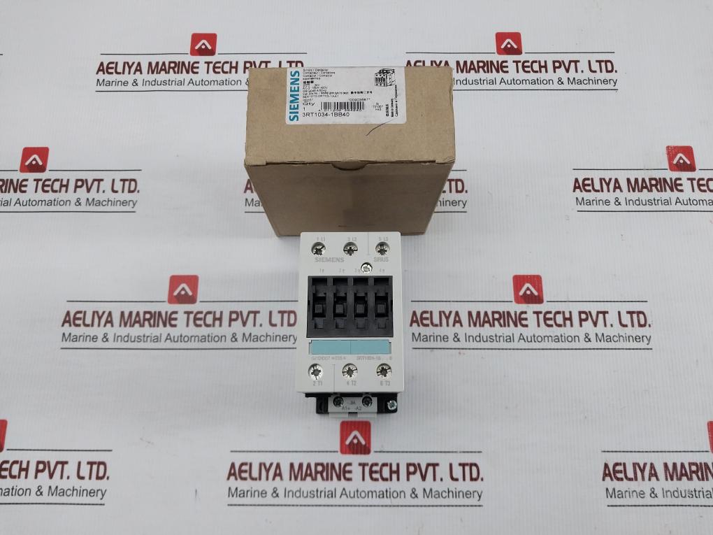 Siemens-24Vdc-32A-15Kw-400V-50-60Hz-3-pole-Power-Contactor-3Rt1034-1Bb40-208855-1