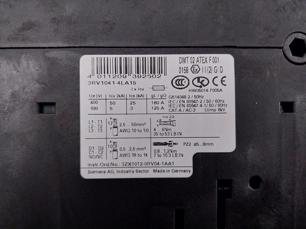 Siemens-50-60Hz-Motor-Protection-Circuit-Breaker-3Rv1041-4La15-208729-10