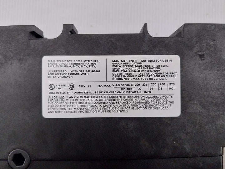 Siemens-50-60Hz-Motor-Protection-Circuit-Breaker-3Rv1041-4La15-208729-9