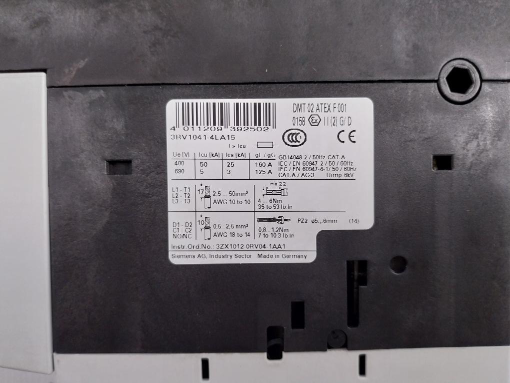 Siemens-Circuit-Breaker-1170a-3rv1041-4la15-9