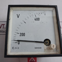 Siemens 0-400/500V Voltmeter