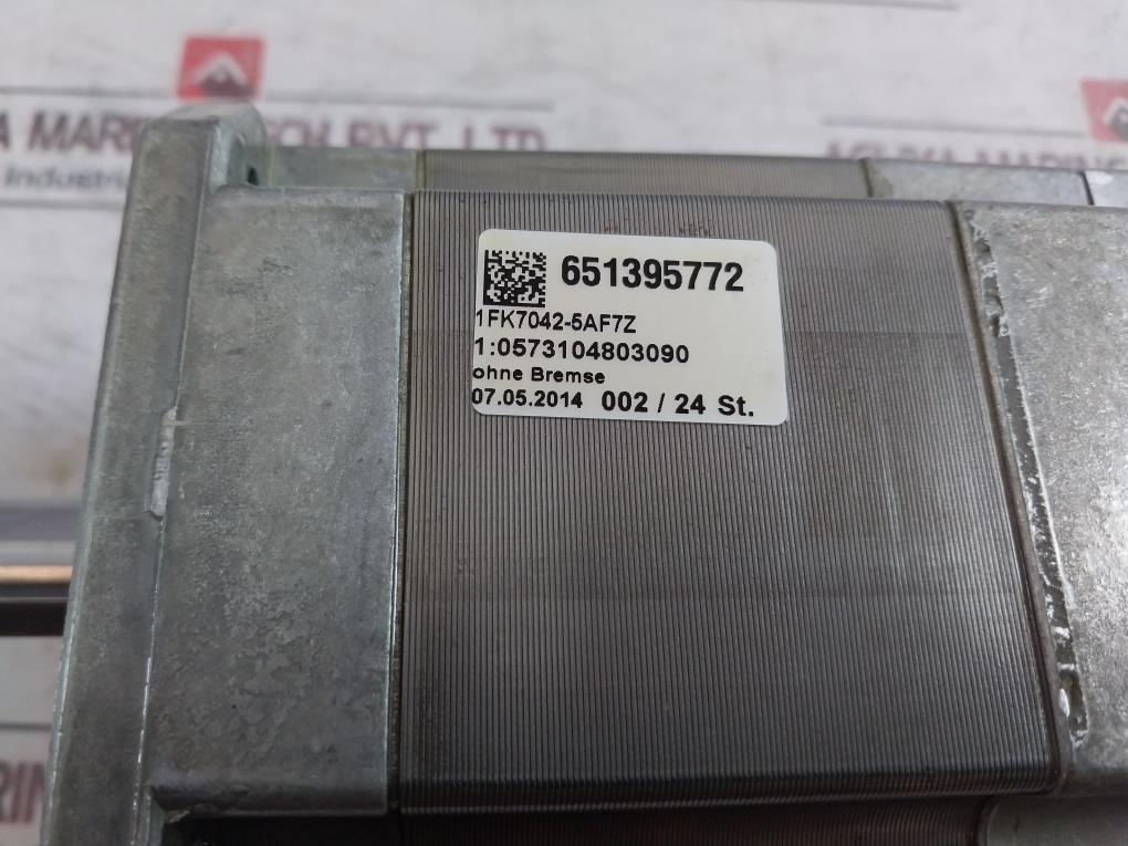 Siemens 1Fk7042-5Af71-1Ga2 Synchronous Servomotor