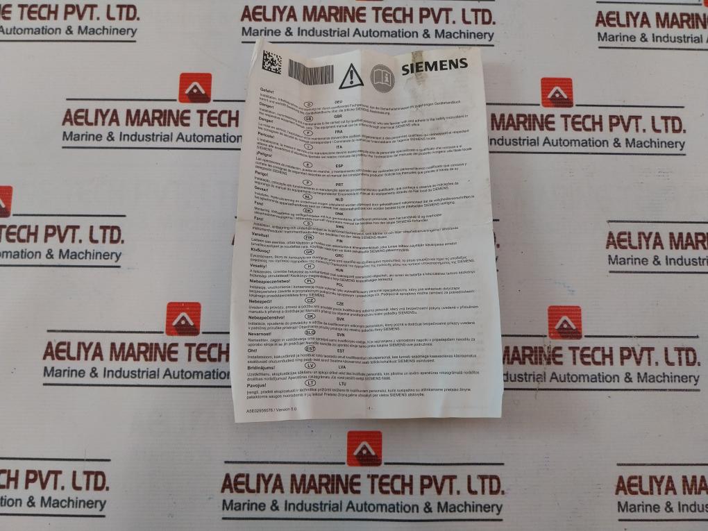 Siemens 1Ft6034-1Ak71-4Eh1 3-phase Synchronous Servo Motor Ip65