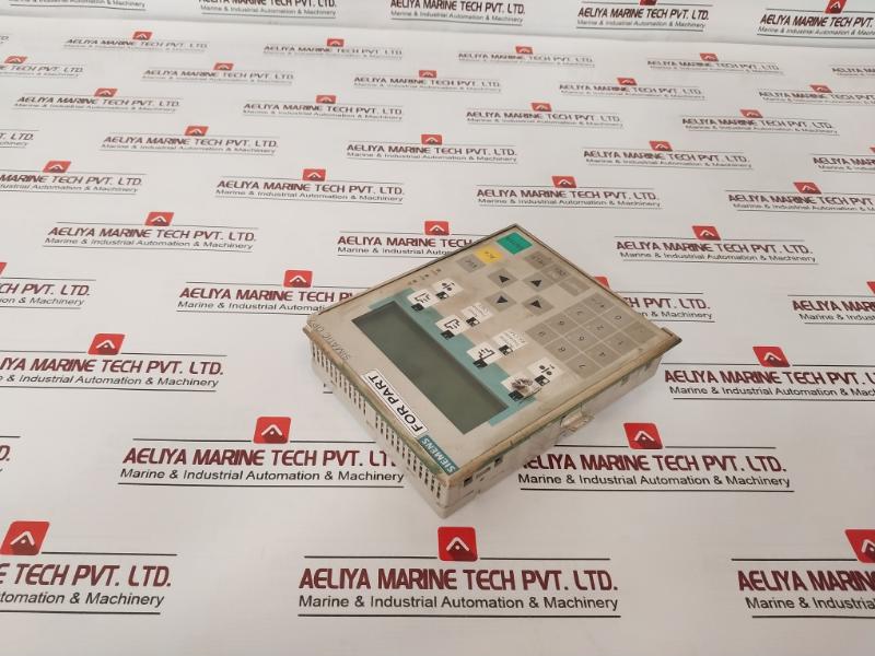 Siemens 1P 6Av3 607-1Jc20-0Ax1 Control Panel Dc 24V/Max 0.24A